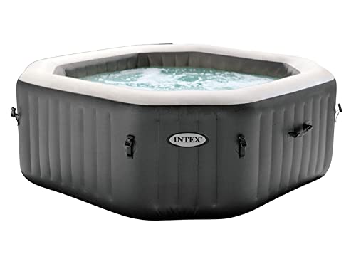 INTEX 28433EP PureSpa Bubble Massage Deluxe, Inflatable Spa Set with Energy Efficient Cover