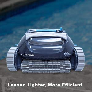 Dolphin Cayman Automatic Robotic Pool Cleaner with Single Button Operation and Large Capacity