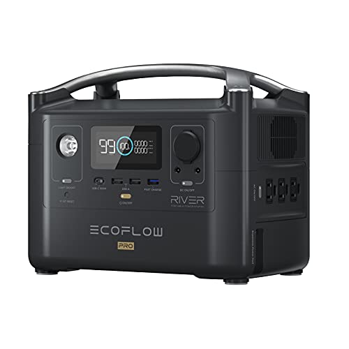 EF ECOFLOW RIVER Pro Portable Power Station 720Wh, Power Multiple Devices