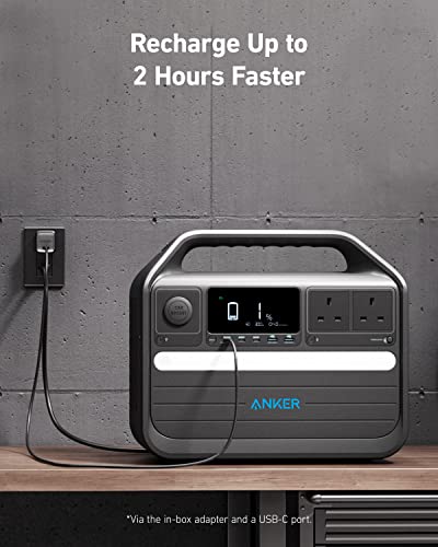 Anker 555 Portable Power Station, PowerHouse 1024Wh LiFePO4 Battery