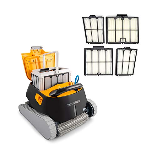 Dolphin Triton PS Plus Robotic Pool Vacuum Cleaner with Upgraded Ultra-Fine Filters