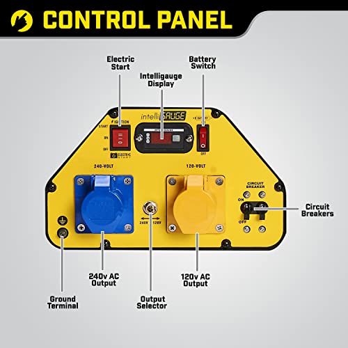 Champion Power Equipment CPG7500E2-DF 7000 Watt LPG Dual Fuel Portable Frame Generator