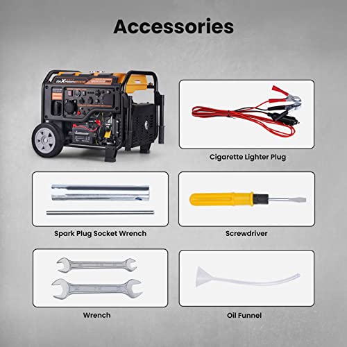 maXpeedingrods 5500W Portable Petrol Inverter Generator