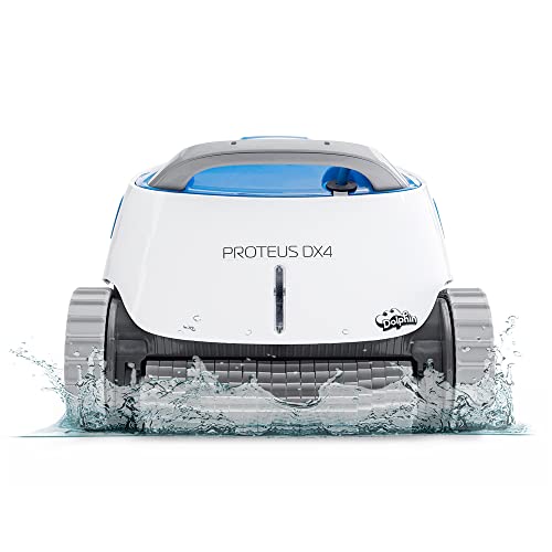 Dolphin Proteus DX4 Robotic Pool Vacuum Cleaner Wall Climbing Capability