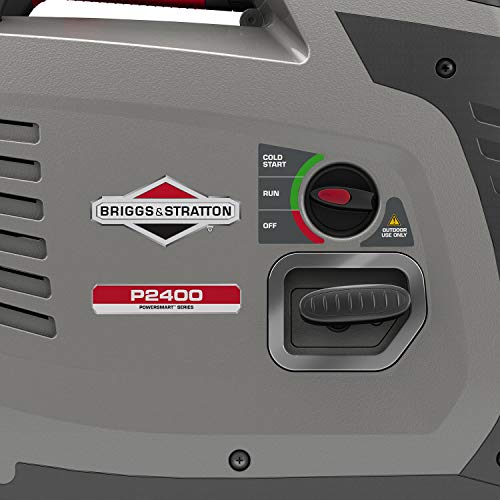Briggs & Stratton 030801 Petrol Portable Inverter Generator PowerSmart Series P2400