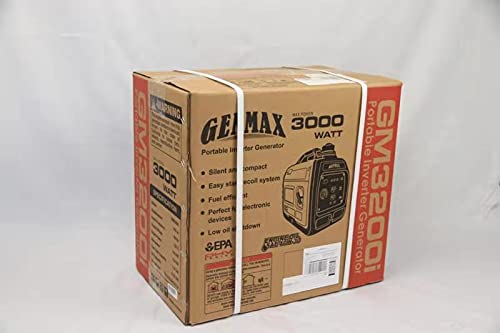 GENMAX Portable Inverter Generator,3200W ultra-quiet gas engine & RV Ready