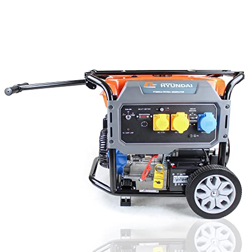P1 Hyundai Powered 7.9kW / 9.8kVA Petrol Site Generator
