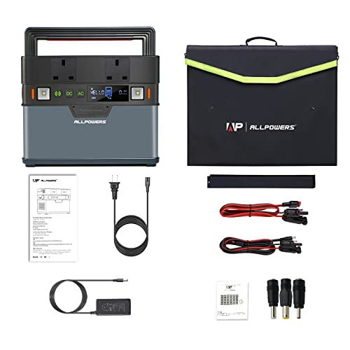 ALLPOWERS Portable Power Station 300W / 288Wh Solar Generator