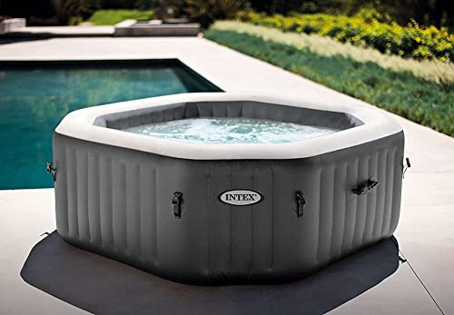 INTEX 28433EP PureSpa Bubble Massage Deluxe, Inflatable Spa Set with Energy Efficient Cover