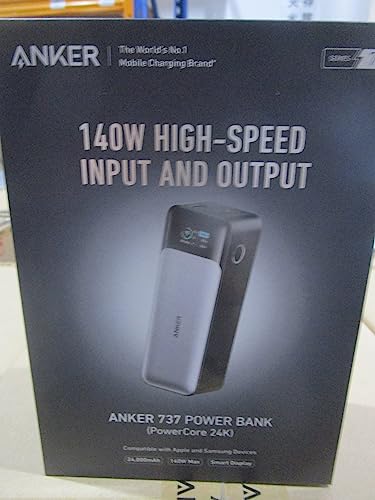 Anker Power Bank, 24,000mAh 3-Port Portable Charger with 140W Output