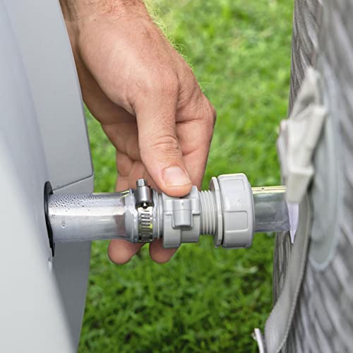 Bestway Honolulu SaluSpa 2-6 Person Inflatable Round Outdoor Hot Tub Spa with 140 Soothing AirJets