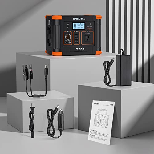 Portable Power Station 300W, GRECELL 288Wh Solar Generator