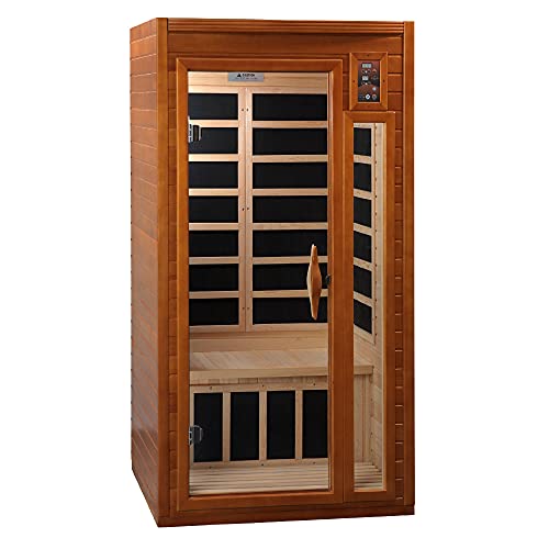 Dynamic Barcelona 1 to 2 Person Hemlock Wood Low EMF FAR Infrared Sauna For Home