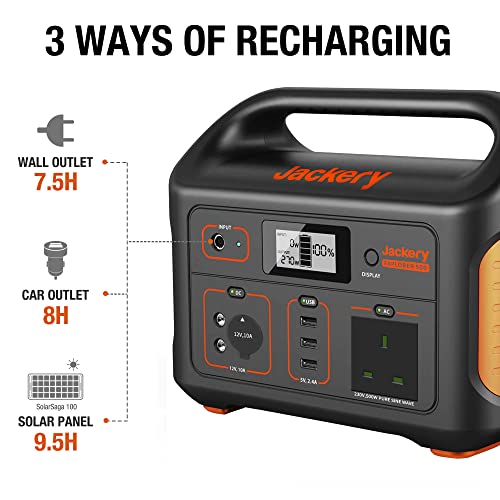 Jackery Portable Power Station Explorer 500, 518Wh Outdoor Backup Mobile Lithium Battery