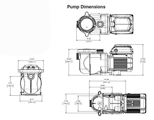 Pentair SuperFlo® VS Variable Speed Pool Pump, 342001