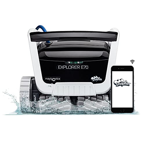 DOLPHIN Explorer E70 Robotic Pool Vacuum Cleaner with Wi-Fi