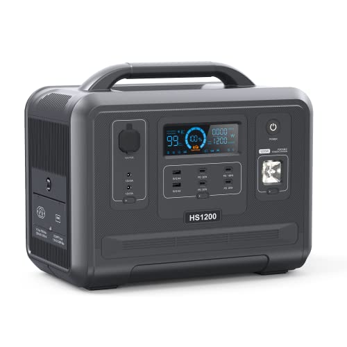 VDL Portable Power Station 960Wh/1200W, LiFePO4 Battery Fully Charged Within 1 Hour
