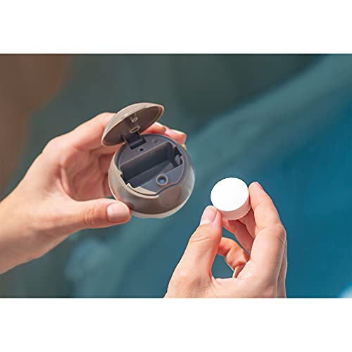 Intex 28481E Simple Spa 77in x 26in 4-Person Outdoor Portable Inflatable Round Heated Hot Tub Spa with 100 Bubble Jets