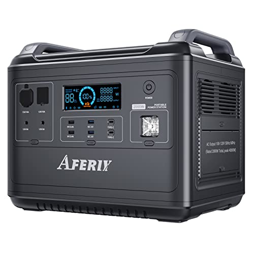 AFERIY Portable Power Station 2000W(Peak 4000W)