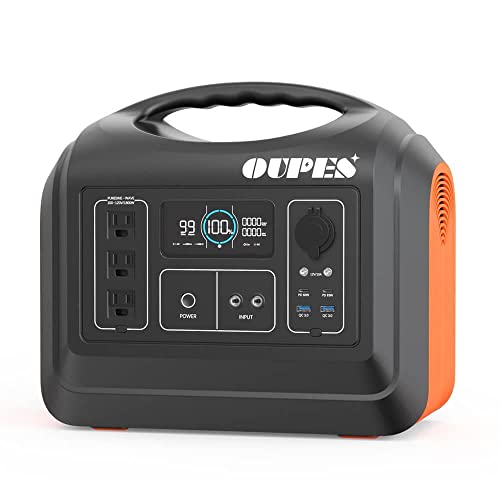 OUPES 1800W Portable Power Station, 1488Wh LiFePO4 Solar Generator