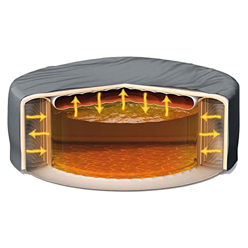 Intex 28451EP PureSpa Plus 6 Person Portable Inflatable Square Hot Tub Spa with 170 Bubble Jets