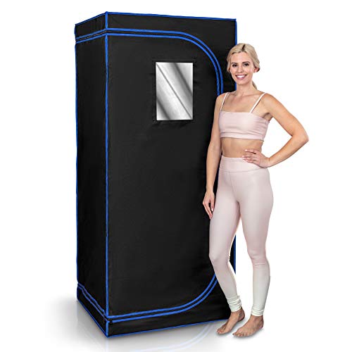 SereneLife Portable Full Size Infrared Home Spa| One Person Sauna |