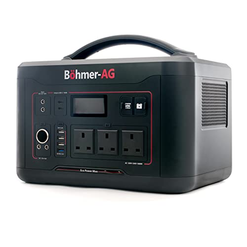 Böhmer-AG EcoPower Max Portable Power Station 2000W Surge Power 400000mAh/1280Wh