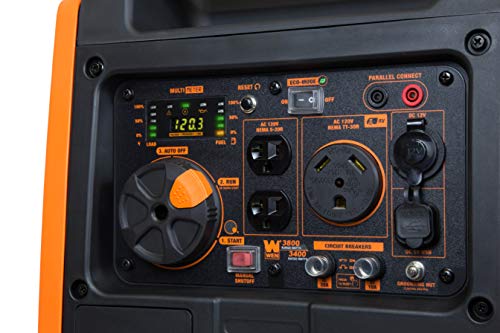 WEN 56380i Super Quiet 3800-Watt RV-Ready Portable Inverter Generator