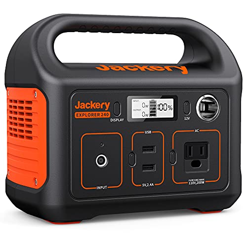 Jackery Portable Power Station Explorer 240, 240Wh Backup Lithium Battery