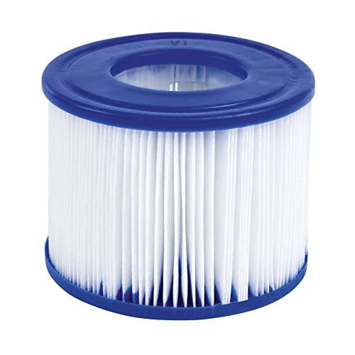 Coleman 15442-BW SaluSpa 4 Person Portable Inflatable Outdoor Square Hot Tub Spa with 114 Air Jets