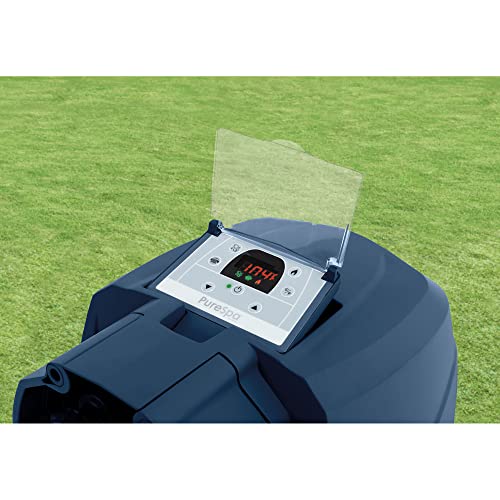 Intex 28431EP PureSpa Plus 85 Inch Diameter 6 Person Portable Inflatable Hot Tub Spa with 170 Bubble Jets