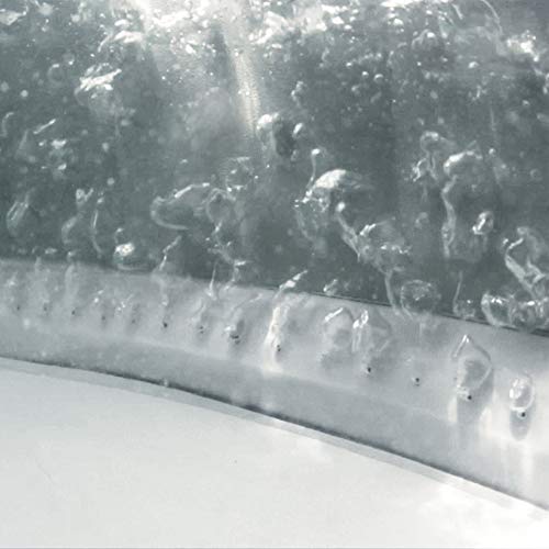 Intex 28481E Simple Spa 77in x 26in 4-Person Outdoor Portable Inflatable Round Heated Hot Tub Spa with 100 Bubble Jets