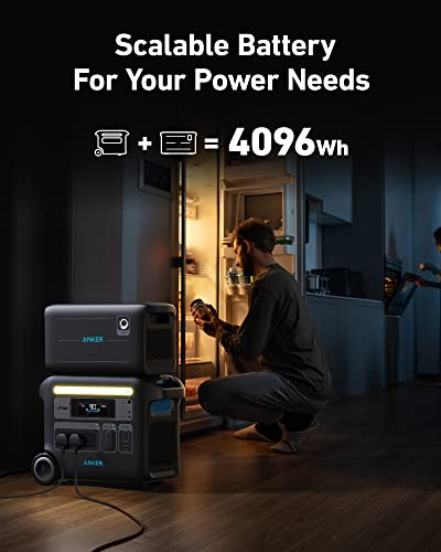 Anker SOLIX F2000 Portable Power Station, PowerHouse 767, 2400W Solar Generator