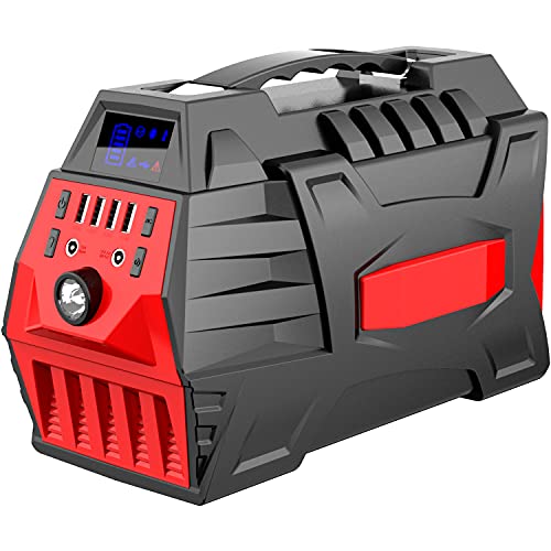 500W Portable Power Station, 296Wh Solar Generator Backup Battery