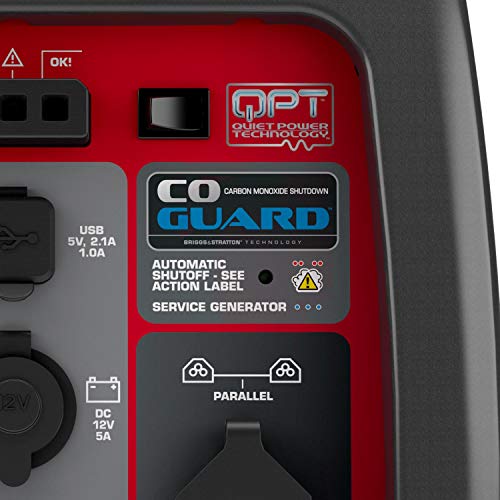 Briggs & Stratton 030801 Petrol Portable Inverter Generator PowerSmart Series P2400