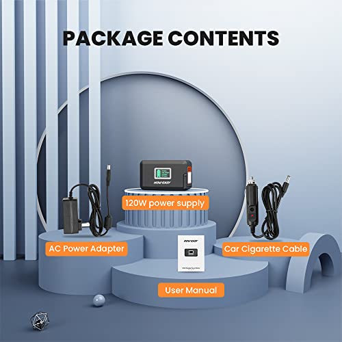 HOWEASY 120W Portable Power Station, 88WH Solar Generator