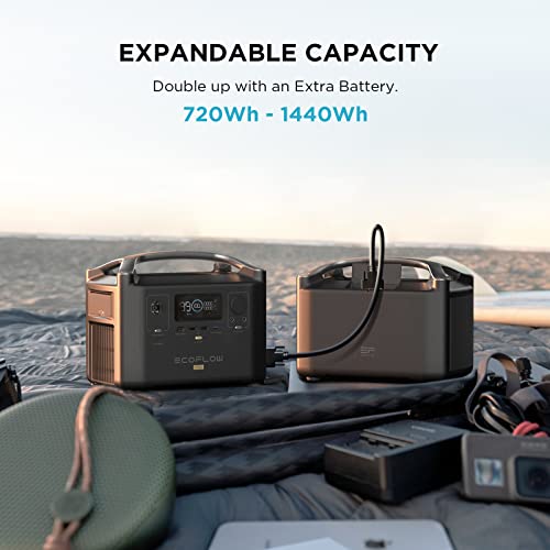 EF ECOFLOW RIVER Pro Portable Power Station 720Wh, Power Multiple Devices