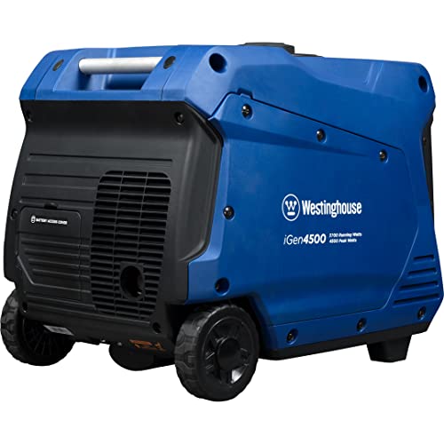 Westinghouse Outdoor Power Equipment 4500 Peak Watt Super Quiet Portable Inverter Generator