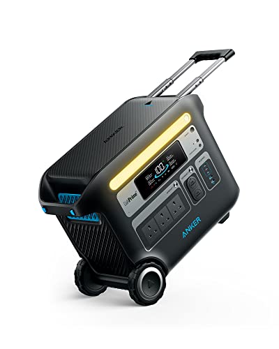 Anker SOLIX F2000 Portable Power Station, PowerHouse 767, 2400W Solar Generator