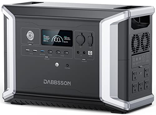 Dabbsson Portable Power Station DBS2300, 2330Wh EV Semi-solid State LiFePO4 Home Battery Backup