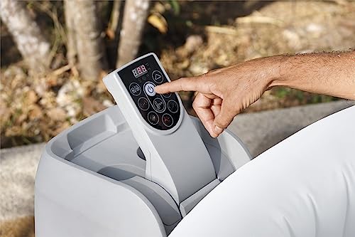 Bestway St. Lucia SaluSpa 2 to 3 Person Inflatable Round Outdoor Hot Tub with 110 Soothing AirJets