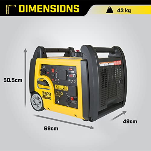 Champion Power Equipment 73001i-P 3500 Watt Petrol Portable Inverter Generator