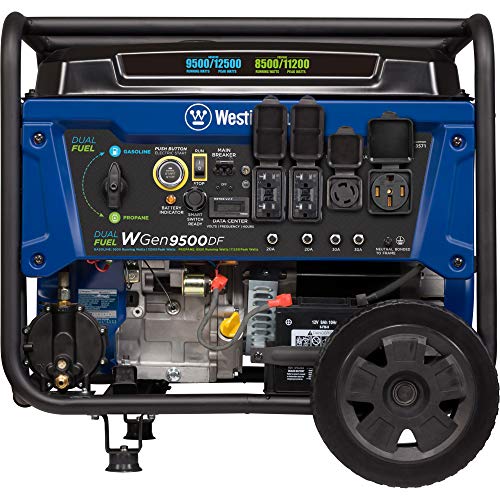 Westinghouse Outdoor Power Equipment 12500 Peak Watt Dual Fuel Home Backup