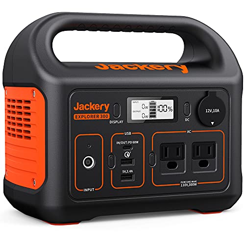 Jackery Portable Power Station Explorer 300, 293Wh Backup Lithium Battery