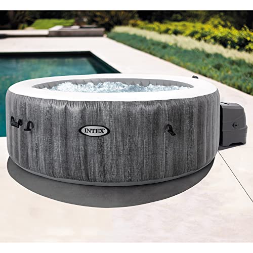 Intex 28439EP PureSpa Plus 77 Inch Diameter 4 Person Portable Inflatable Hot Tub Spa