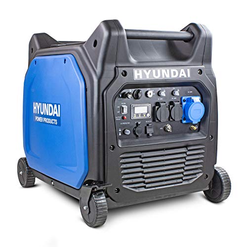 Hyundai Petrol Inverter Generator, 240v, 8.25kva, 6.6kw With Remote Key Electric Start