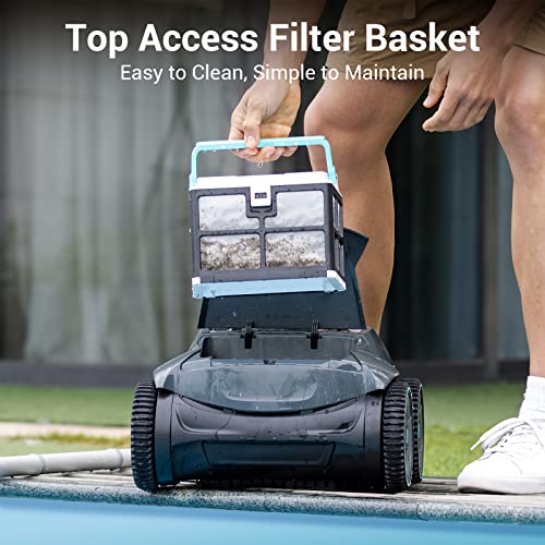 Aiper Seagull Pro Cordless Robotic Pool Cleaner, Wall Climbing Pool Vacuum