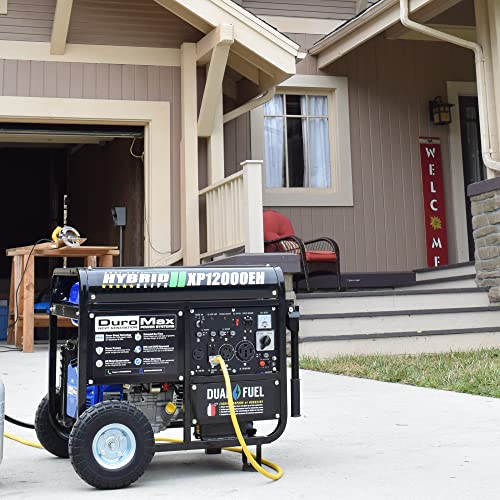 DuroMax XP12000EH Generator-12000 Watt Gas or Propane Powered Home Back Up