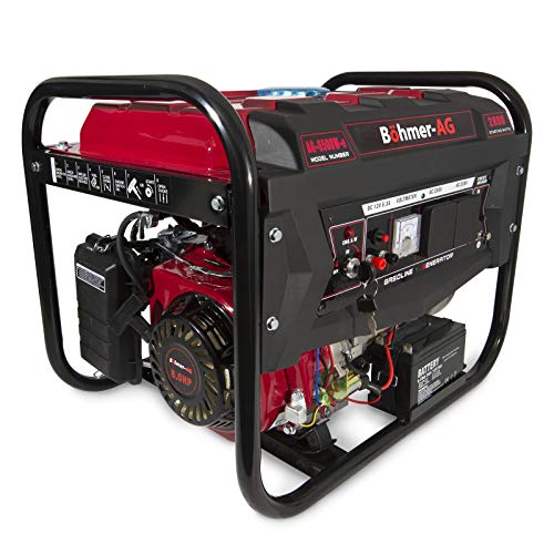Böhmer-AG 6500W-e Petrol Generator 2.8Kw 12V DC Output Electric Key Start