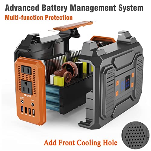 Power Station 300W,ZeroKor Outdoor Portable Power Pack 280Wh/75000mAh